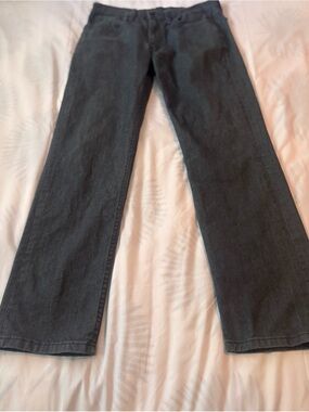 514 Levi's Men's Charcoal Straight-Leg Jeans